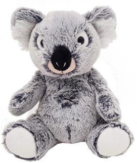 heunec Pluche Koala knuffel beer van 20 cm voor kinderen - Knuffeldier Grijs