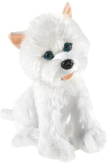 heunec Pluche West Highland Terrier hond knuffel 25 cm knuffeldieren - Knuffel huisdieren Wit