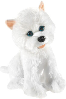 heunec Pluche West Highland Terrier - honden knuffel - 25 cm - Westie Honden knuffel Wit