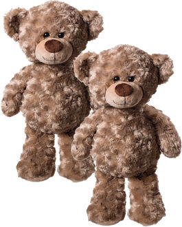 heunec Teddybeer - 2x - pluche knuffel - 24 cm - beren knuffeldier
