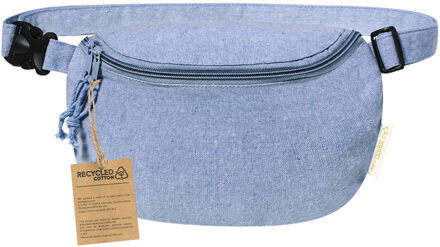 Heuptas of schoudertas Oslo - verstelbaar - blauw - katoen - 1 vaks - volwassenen