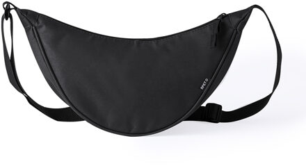 Heuptas of schoudertas Stiva - verstelbaar - zwart - polyester - 1 vaks - volwassenen - vrije t