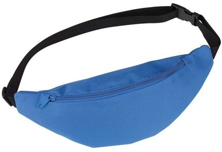 Heuptasje/buideltasje - blauw - 35 x 15 cm - Festivaltasjes outdoor - Fanny pack - Heuptassen