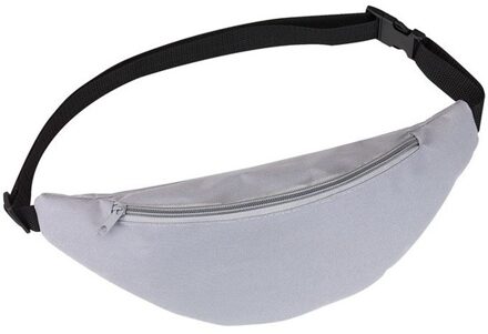 Heuptasje/buideltasje - grijs - 35 x 15 cm - Festivaltasjes outdoor - Fanny pack - polyester
