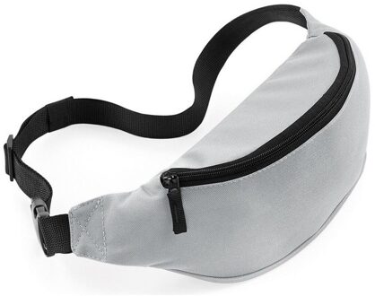 Heuptasje/fanny pack licht grijs 38 x 14 x 8 cm - Buideltassen - Festival musthave