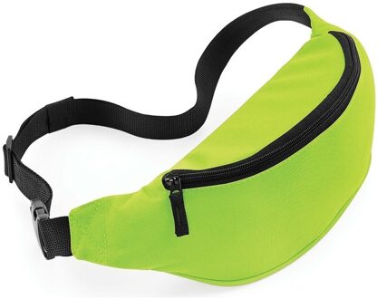 Heuptasje/fanny pack limegroen 38 x 14 x 8 cm festival musthave