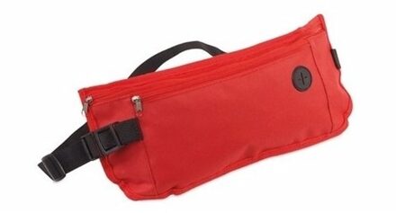 Heuptasje/fanny pack rood 35 x 10 cm festival musthave