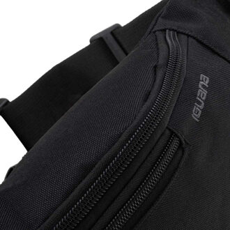 Heuptasje met igebelt-logo voor volwassenen - maat One size Zwart