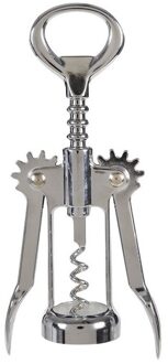 Hevel - kurkentrekker en flessenopener in 1 - RVS - keukengerei