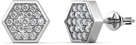 Hexagon Sets - Zilver en Kristal - maat