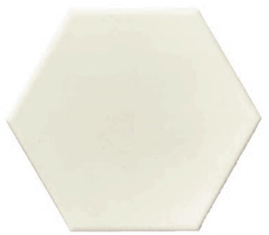 Hexagonale vloertegel beige 15x17cm hexagon F3