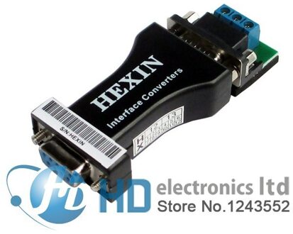 HEXIN RS232 naar RS485 seriële poort Data Interface Adapter Converter 1.2 KM 3 Bit