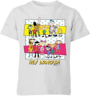 Hey Arnold Guys & Girls Kids' T-Shirt - Grijs - 134/140 (9-10 jaar) - L