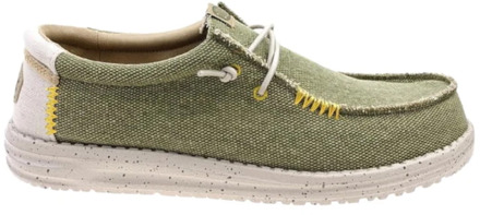 Hey Dude Stijlvolle Sneakers voor Mannen en Vrouwen Hey Dude , Green , Heren - 45 EU