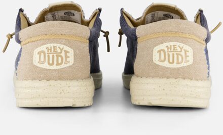 Hey Dude Wally Coastline Jute Blauw - 44,43