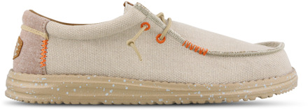 Hey Dude Wally Coastline Jute Slip-On Sneakers Heren beige - oranje - 42