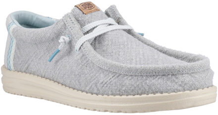 Hey Dude Wally Jute Heren Schoenen Blauw - EU 46 / UK 11
