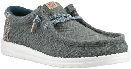 Hey Dude Wally Jute Heren Schoenen Groen - EU 40.5 / UK 7