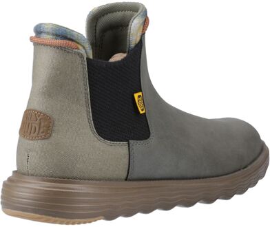 HEYDUDE Branson Classic Polyurethaan Herenschoenen Donker Olijf/Espresso - EU 40.5 / UK 7