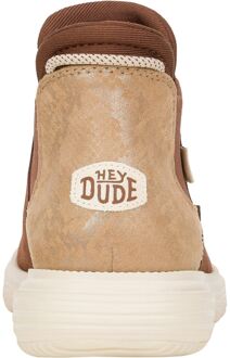 HEYDUDE Branson Novelty Leather Vrouwen Bruin/Snake Laarzen - EU 40.5 / UK 7