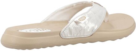 HEYDUDE Christi Flip Klassiek Polyurethaan Damessandalen Goud - maat