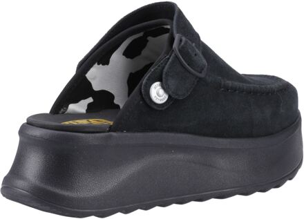 HEYDUDE Delray Suède Dames Zwarte Klompen - EU 38 / UK 5