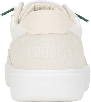 HEYDUDE Hudson Classic Suede Heren Licht Beige/Wit Sportschoenen - EU 46 / UK 11
