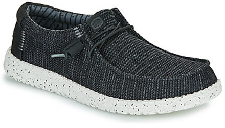 HEYDUDE Instappers HEYDUDE Wally Stretch Sox" Zwart - 40,41,42,43,44,45