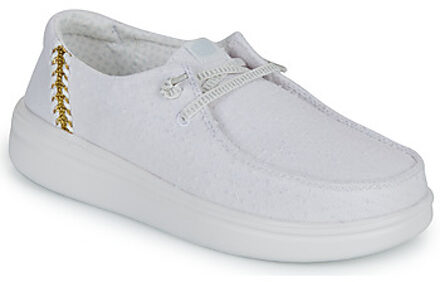 HEYDUDE Instappers HEYDUDE WENDY RISE PERF CANVAS" Wit - 37,38,39,40