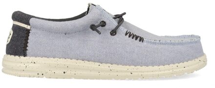 HEYDUDE Instappers Wally Coastline Jute HD40952-1KA Wit maat