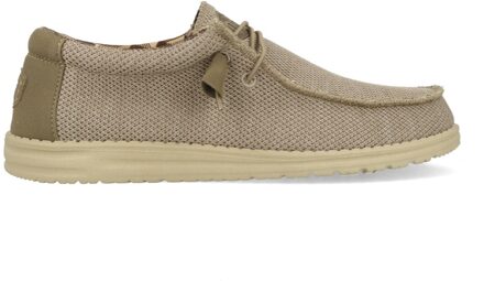 HEYDUDE Instappers Wally Sox HD40019-205 Beige maat