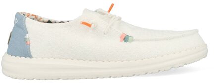 HEYDUDE Instappers Wendy Boho HD40054-1KF Wit maat