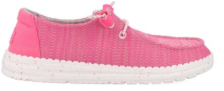 HEYDUDE Instappers Wendy Sport Mesh HD40414-6WX Roze maat