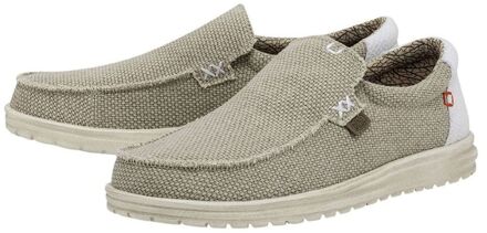 HEYDUDE Mikka Braided Slip-On Sneakers Heren beige - wit - 45