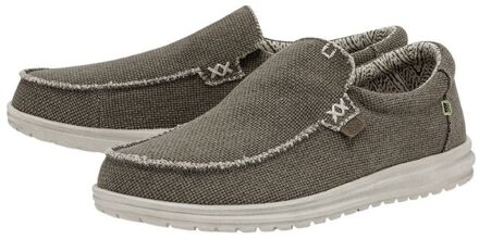 HEYDUDE Mikka Braided Slip-On Sneakers Heren bruin - 46