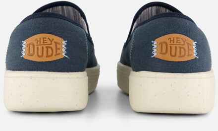 HEYDUDE Sunapee Instappers blauw Katoen - 40,41,42,43,44,45,46