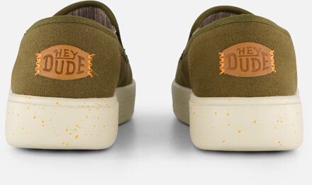 HEYDUDE Sunapee Instappers groen Katoen - 40,41,42,43,44,45,46,48