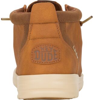 HEYDUDE Wally Mid GripR Klassieke Polyurethaan Herenschoenen Cognac/Tan Bruin - EU 42 / UK 8