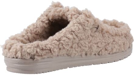 HEYDUDE Wally Polyester Heren Timber Wolf Muiltjes Bruin - EU 44.5 / UK 10