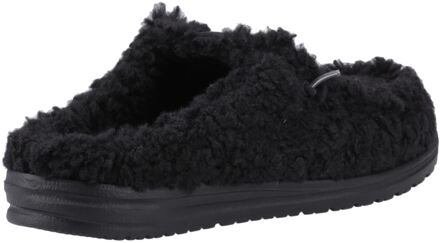 HEYDUDE Wally Polyester Heren Zwarte/zwarte Muilezels - EU 47.5 / UK 12