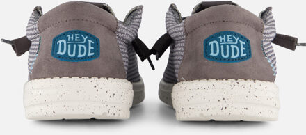 HEYDUDE Wally Sport Instappers grijs Canvas - 46