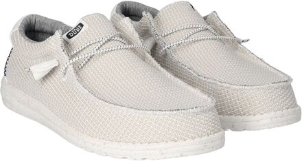 HEYDUDE Wally Sport Mesh Slip-On Sneakers Heren off white - 48