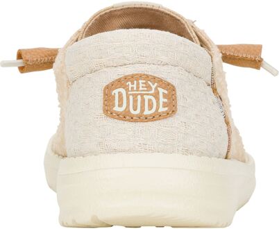 HEYDUDE Wendy Ambachtelijk Boho Katoenen Damesschoenen Tan Bruin