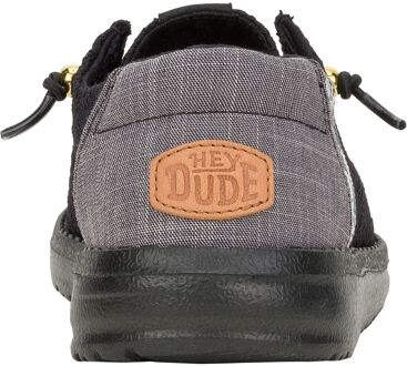 HEYDUDE Wendy Boho Crochet Polyester Damesschoenen Zwart - EU 42 / UK 8