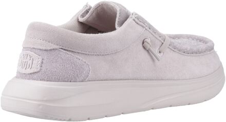 HEYDUDE Wendy COMF Suède Dames Lilac Mocassins Schoenen Naturel - EU 38 / UK 5