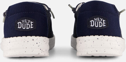 HEYDUDE Wendy Instappers blauw Canvas - 42