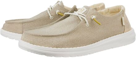 HEYDUDE Wendy Metallic Sparkle Slip-On Sneakers Dames - 38