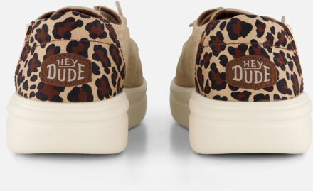 HEYDUDE Wendy Rise Animal Instappers beige - 41,42,38,39