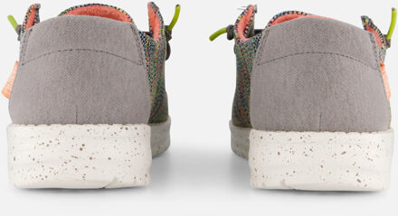 HEYDUDE Wendy Sox Instappers groen Canvas - 41