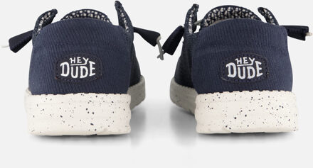 HEYDUDE Wendy Streetch Sox Instappers blauw - 36,37,38,39,40,41,42,43